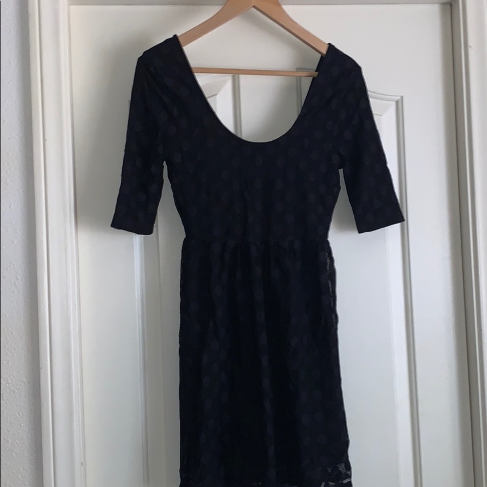 Volcom Polkadot Mesh Dress Small